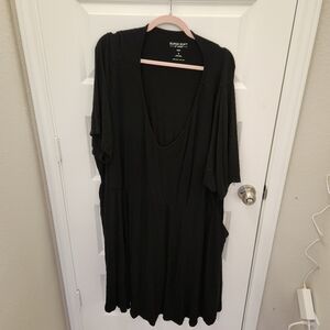 Torrid Super Soft Black Mini Skater Dress 6X